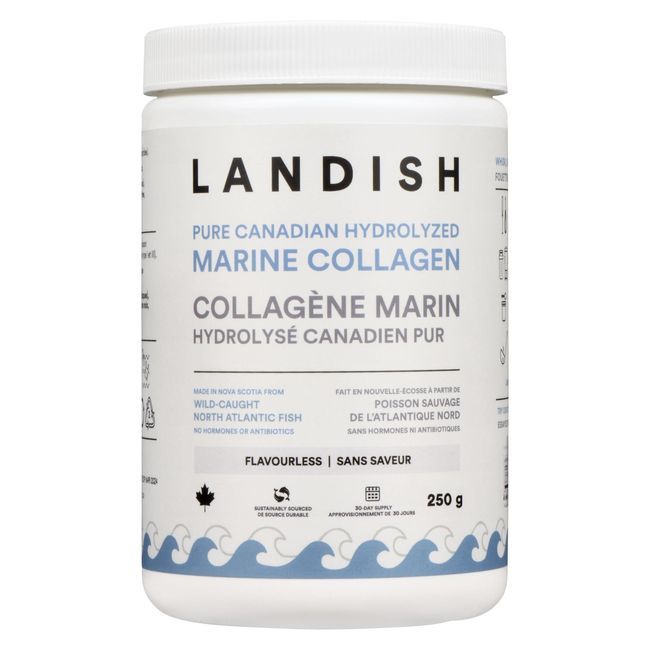 Landish Pure Canadian Marine Collagen Powder, 250 G -- 6 Per Case