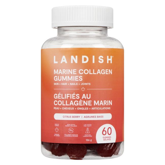 Landish Citrus Berry Marine Collagen Gummies, 156 G -- 6 Per Case