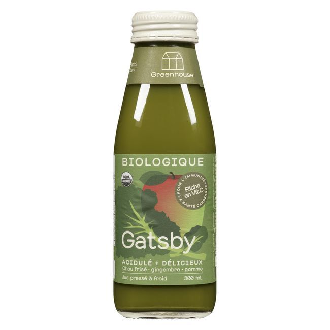 Greenhouse Organic Gatsby Cold Pressed Juice, 300 Ml -- 6 Per Case