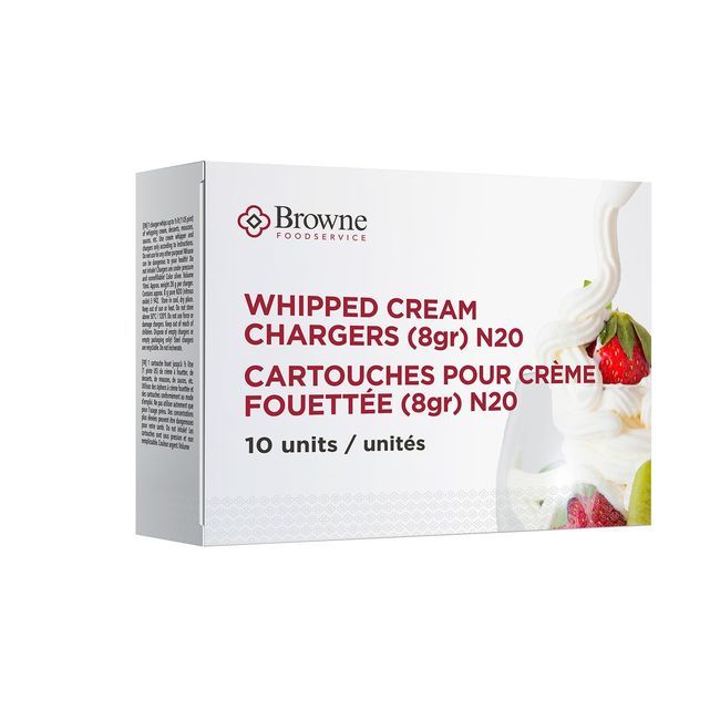 Browne Cream Whipper Charger, 10 Count