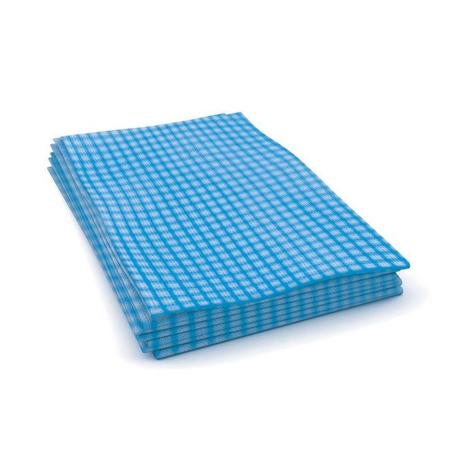 Cascades Pro Blue/white 1-ply Tuff-job Quarterfold Wiper, 200 Count
