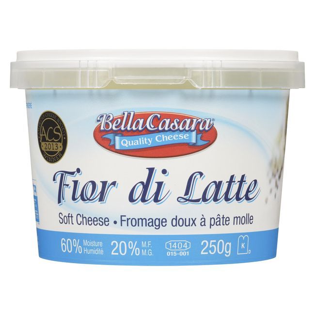 Bella Casara Fior Di Latte Cheese, 250 G -- 6 Per Case