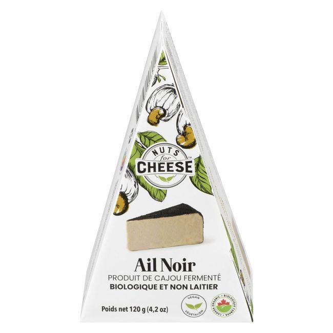 Nuts For Cheese Black Garlic Cheese, 120 G -- 6 Per Case