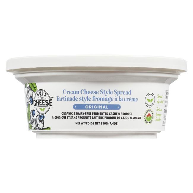 Nuts For Cheese Dairy Free Original Cream Cheese Style Spread, 210 G -- 6 Per Case