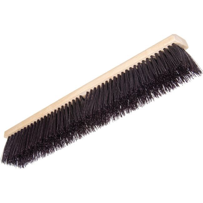 Carlisle 3621932400 Flo-pac Maroon Crimped Polypropylene Sweep With Brace, 24 In Length