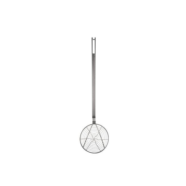 Browne Nickel-plated Spiral Wire Skimmer, 8 In Dia Bowl
