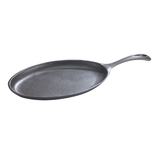 Browne Thermalloy Cast Iron Skillet With Helper Handle, 14.5 X 7 X 0.9 In