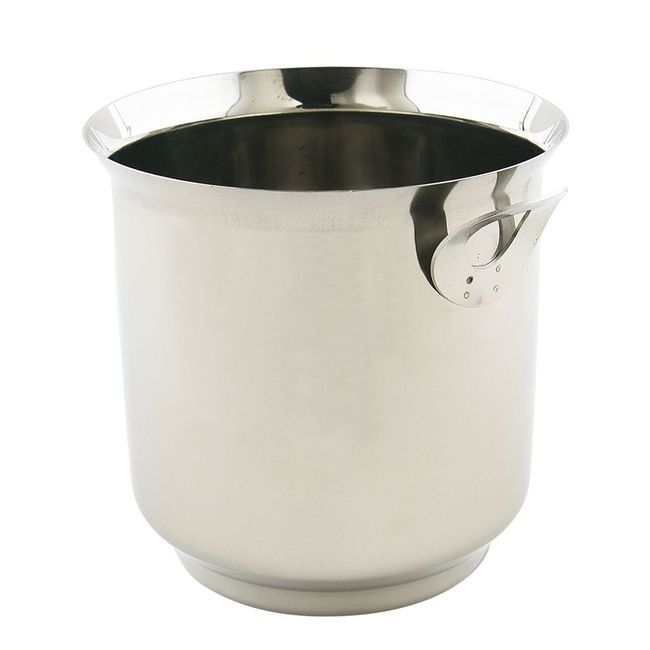 Browne Stainless Steel Wine Or Ice Bucket, 6.3 X 6 In