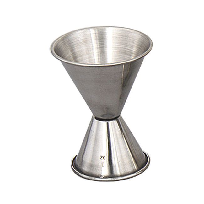 Browne Stainless Steel Double Jigger, 1 To 2 Ounce