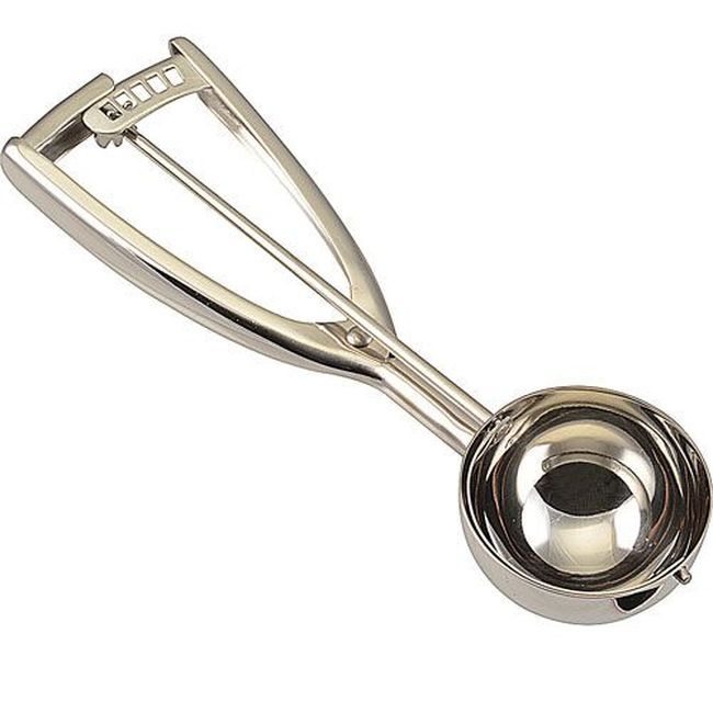 Vollrath 47153 Stainless Steel Round Number 16 Squeeze Disher, 2 Oz Capacity