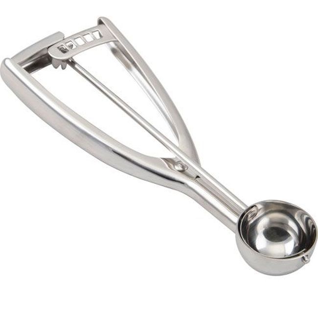 Vollrath 47160 Stainless Steel Round Number 70 Squeeze Disher, 0.48 Oz Capacity