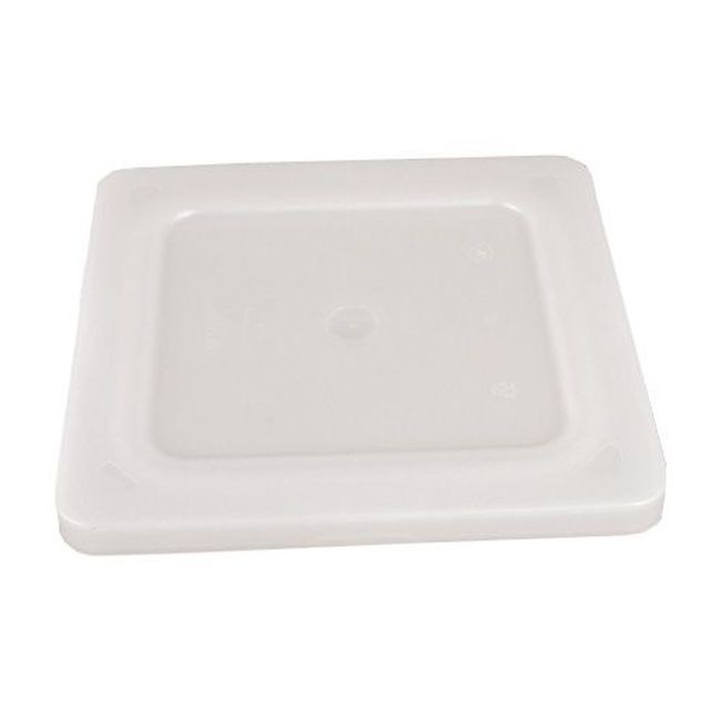 Vollrath 52434 Super Pan V Flexible Steam Table Hotel White Sixth Size Pan Lid, 6.406 X 6.976 X 0.527 In Overall