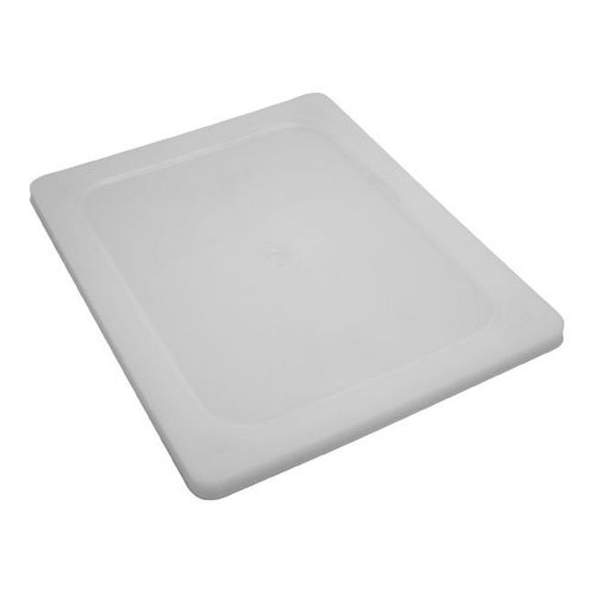 Vollrath 52431 Super Pan V Flexible Steam Table Hotel White Half Size Pan Lid, 12.863 X 10.565 X 0.567 In Overall