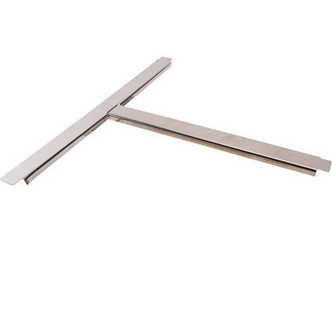 Vollrath 56680 T Shaped Stainless Steel Steam Table Pan Adaptor Bar, 12.75 X 10.75 X 0.312 In
