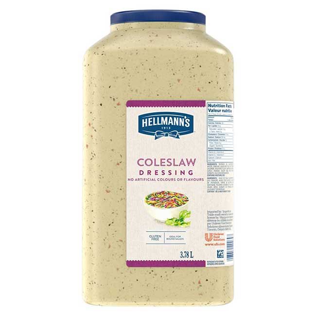 Hellmann's Gluten Free Creamy Coleslaw Dressing, 3.78 L