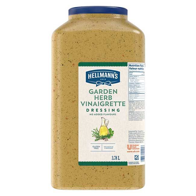 Hellmann's Gluten Free Garden Herb Dressing, 3.78 L