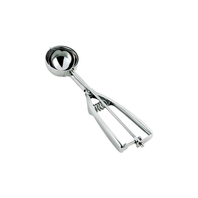 Browne Ambidextrous Stainless Steel Size 16 Disher, 2.8 Oz Capacity