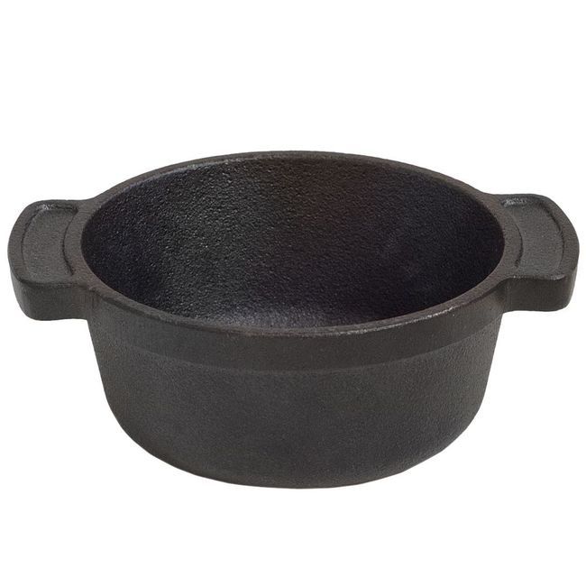 Browne Thermalloy Preseasoned Round Mini Traditional Cast Iron Dish, 9.5 Oz Capacity