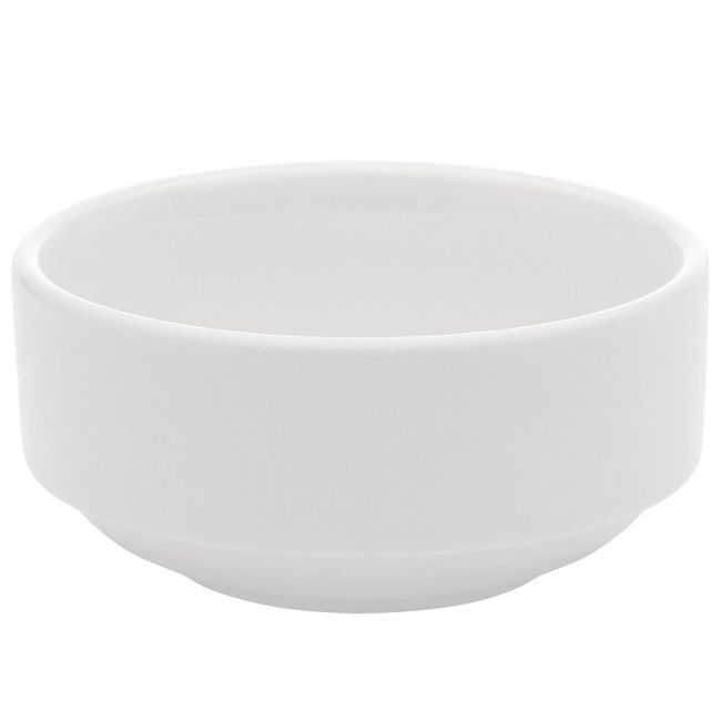 Browne Palm Porcelain White Stacking Bowl, 10.5 Oz Capacity -- 36 Per Case