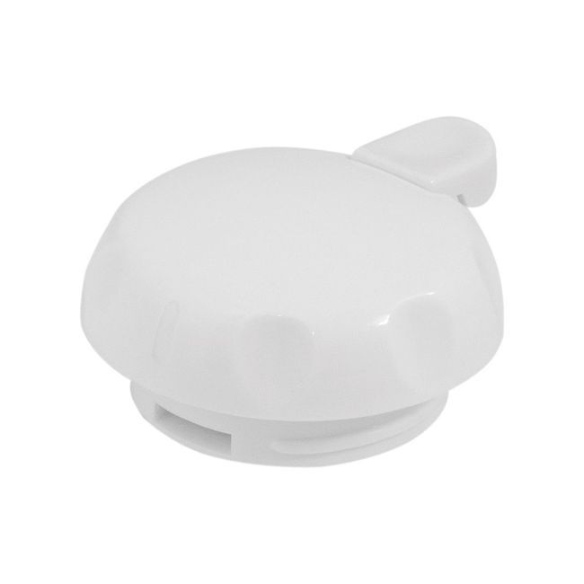 Browne White Swirl Insulated Beverage Server With Push Button, 64 Oz Capacity