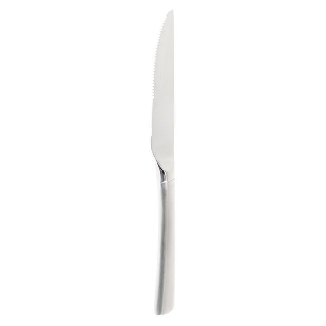 Browne Stainless Steel Serrated Pointed Blade Hollow Handle Tournedo Steak Knife, 9.5 In -- 12 Per Case