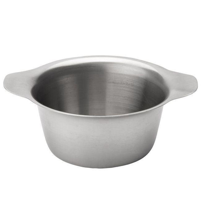 Browne Stainless Steel Sauce Cup With 2 Handle, 2 Oz Capacity