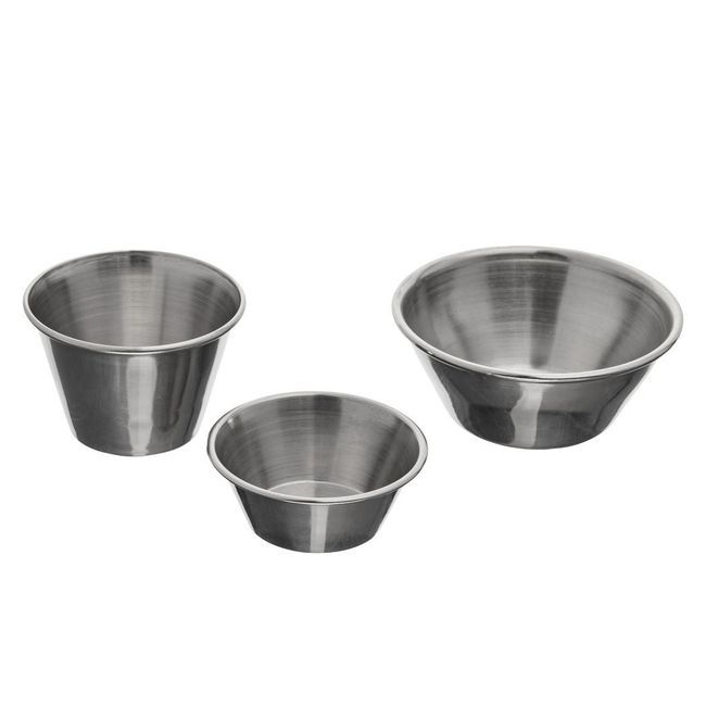 Browne Stainless Steel Sauce Cup, 2.5 Oz Capacity -- 12 Per Case