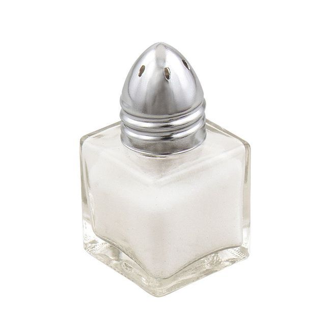 Browne 0.5 Oz Glass Mini Salt And Pepper Shaker, 12 Count -- 24 Per Case