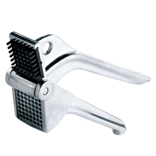 Browne Die Cast Aluminum Heavy Duty Garlic Press, 8 In
