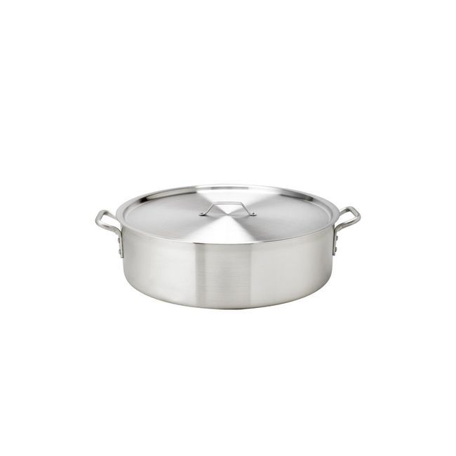 Browne Thermalloy Standard Weight Aluminum Brazier, 18 Qt Capacity