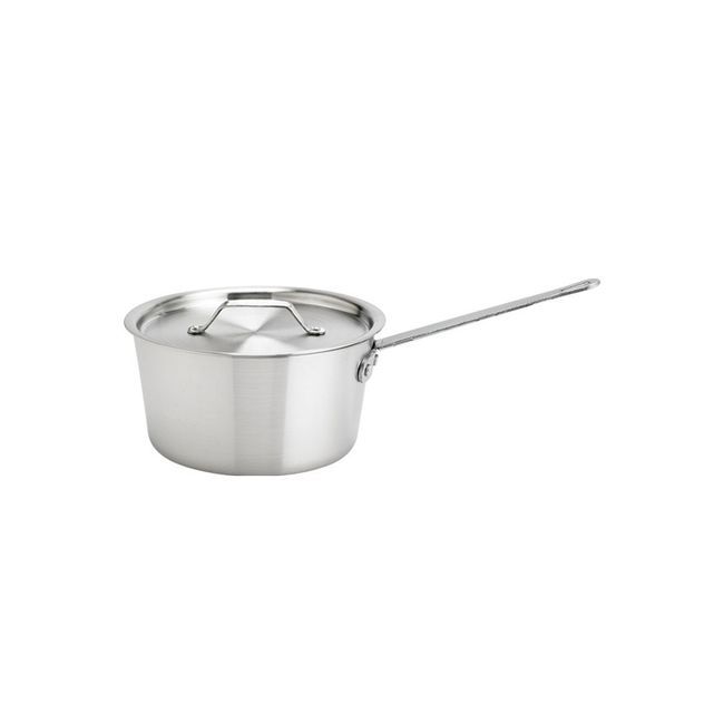 Browne Thermalloy Standard Weight Aluminum Tapered Sauce Pan, 1.5 Quart