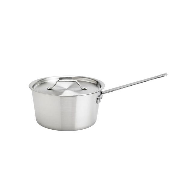 Browne Thermalloy Standard Weight Aluminum Tapered Sauce Pan, 2.5 Quart