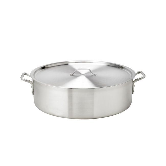 Browne Thermalloy Heavy Weight Aluminum Brazier, 28 Qt Capacity