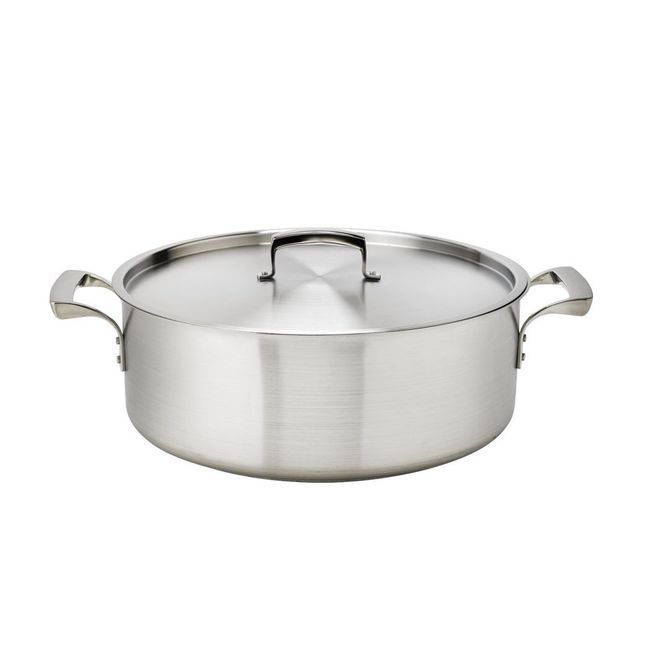 Browne Thermalloy Stainless Steel Braizer, 20 Qt Capacity