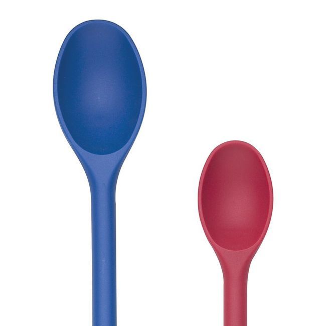 Browne Red Heavy Duty Nylon Spoon, 12 In