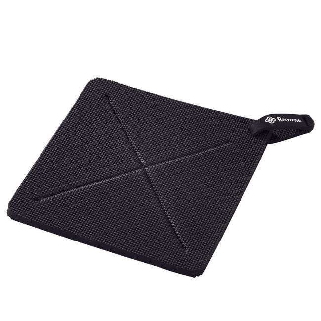 Browne Flxaprene Black Ultra Thick Hot Pad, 10 In