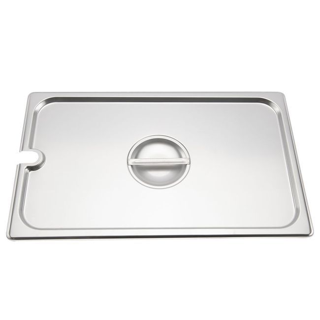 Browne 304 Stainless Steel 24 Gauge Anti Jamming Full Size Steam Table Pan, 2.5 In Deep