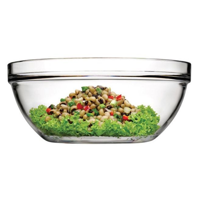 Pasabahce Glass Chef Bowl/stacking Bowl, 133.25 Oz -- 6 Per Case