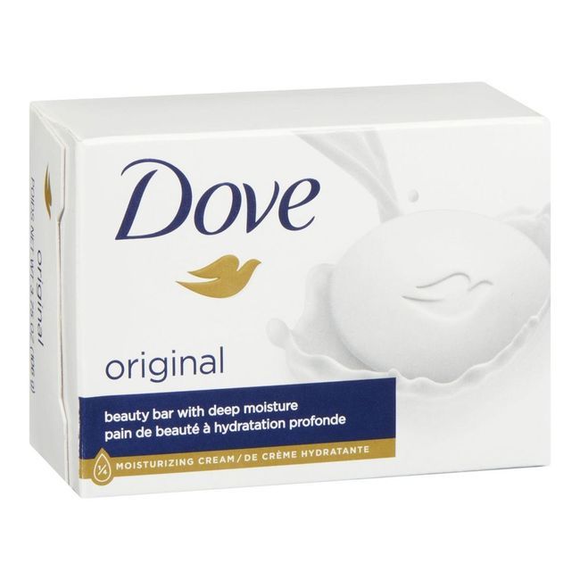 Dove Original White Moisturizing Cream Soap Bar, 106 G -- 48 Per Case