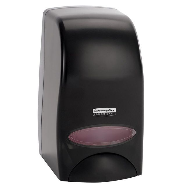 Scott Essential Black Manual Soap/sanitizer Dispenser, 1 L Capacity