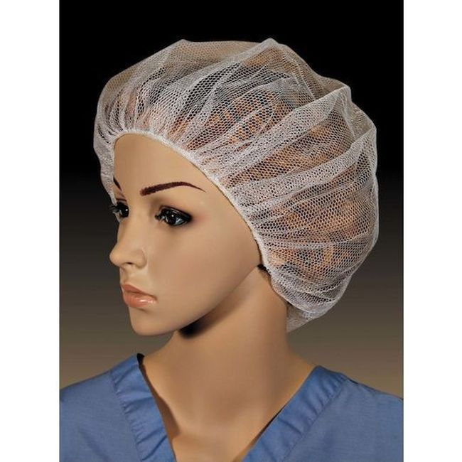 Disco 20 In Dark Brown Honeycomb Hairnet, 1000 Count