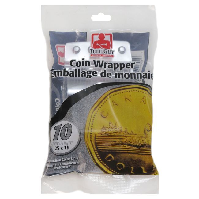 Tuff Guy Plastic Loonies Coin Wrapper, 10 Count -- 50 Per Case