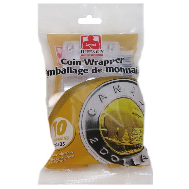 Tuff Guy Plastic Toonies Coin Wrapper, 10 Count -- 50 Per Case
