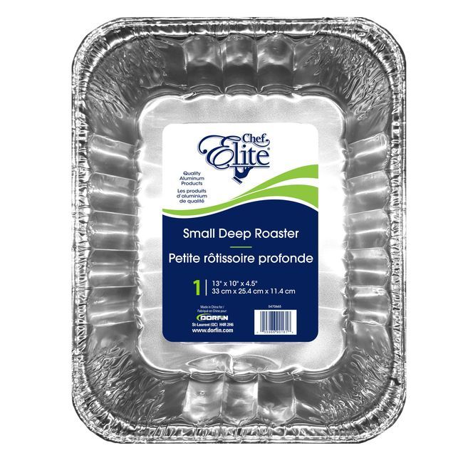 Chef Elite Small Deep Roaster, 13 X 10 X 4.5 In -- 24 Per Case