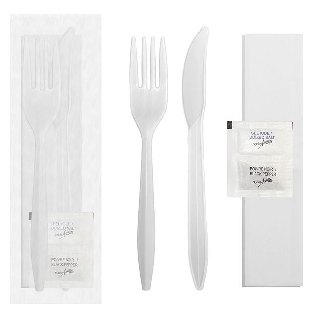 Table Accents Plastic 5-piece Food Kit -- 500 Per Case