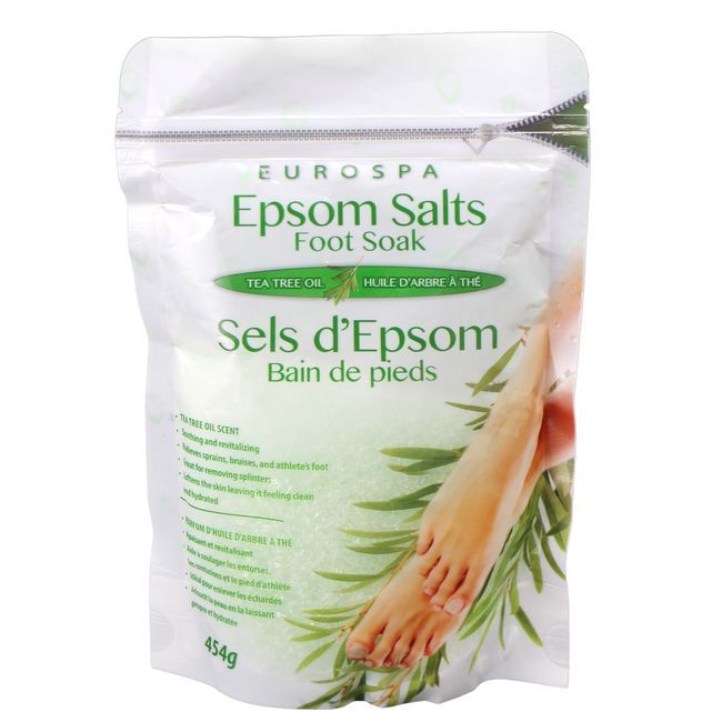 Eurospa Tea Tree Oil Foot Soak Epsom Salt, 454 G -- 18 Per Case