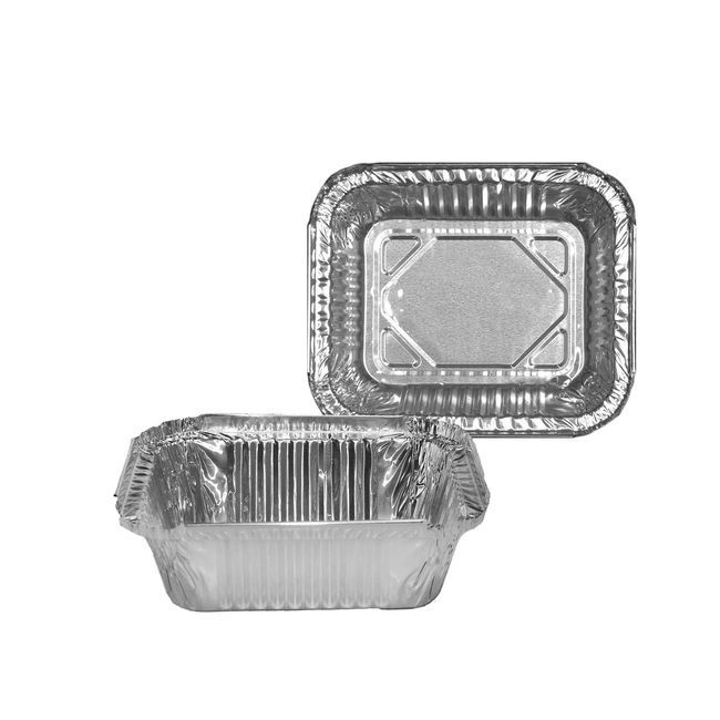 Chef Elite Oblong Aluminum Container 1 Lb -- 1000 Per Case