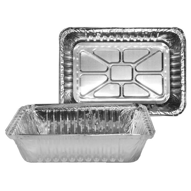 Chef Elite Oblong Aluminum Container, 2.25 Lb -- 500 Per Case