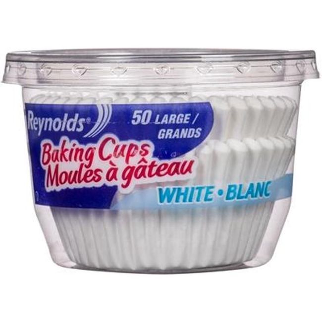 Reynolds White Large Cake Mold, 50 Count -- 24 Per Case