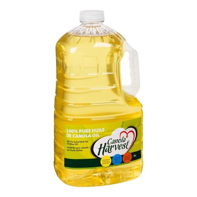 Canola Harvest Peanut Free Nut Free Pure Canola Oil, 4 L -- 4 Per Case